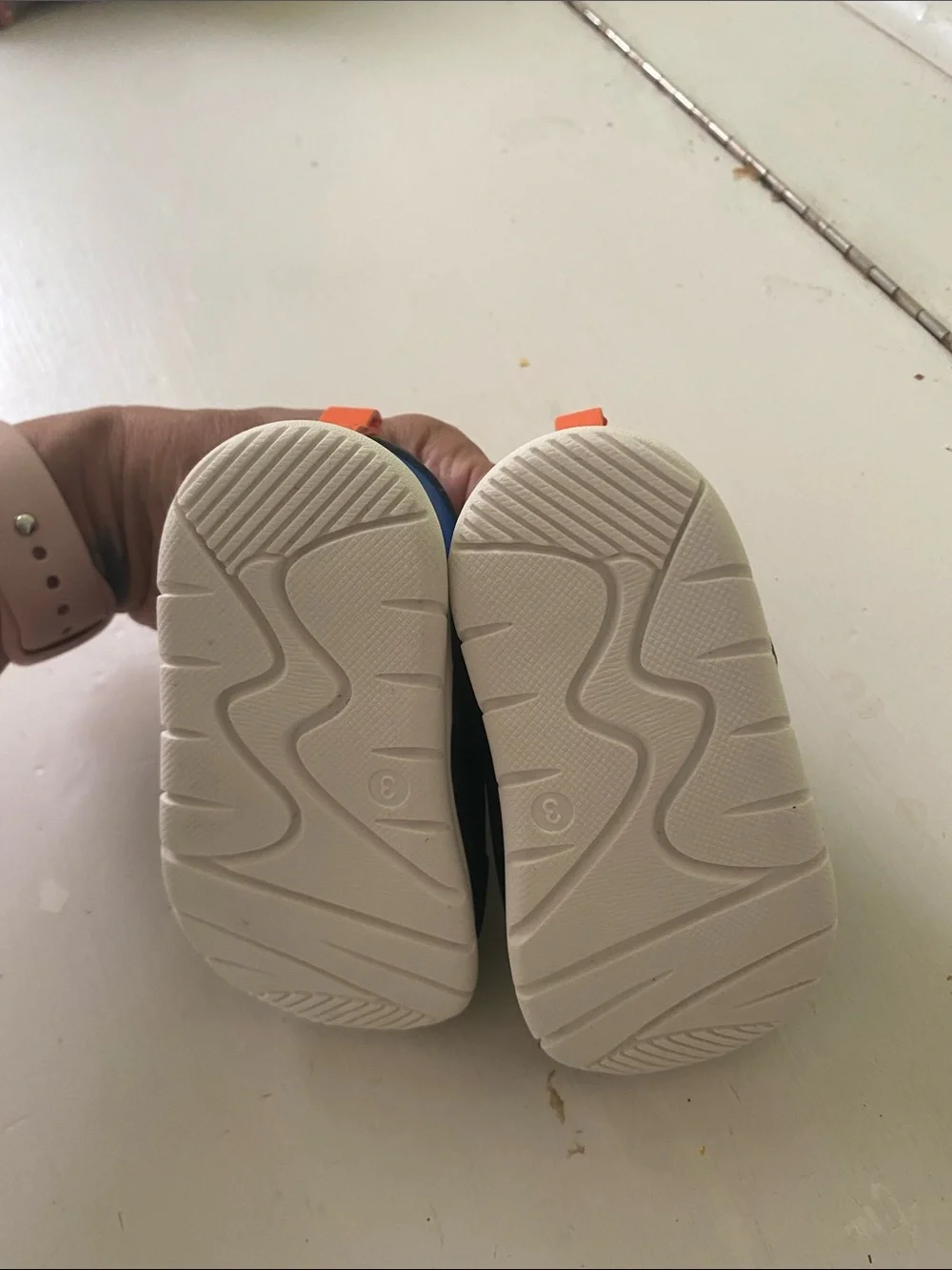 Carter's Navy and Orange Infant Athletic Sneakers
